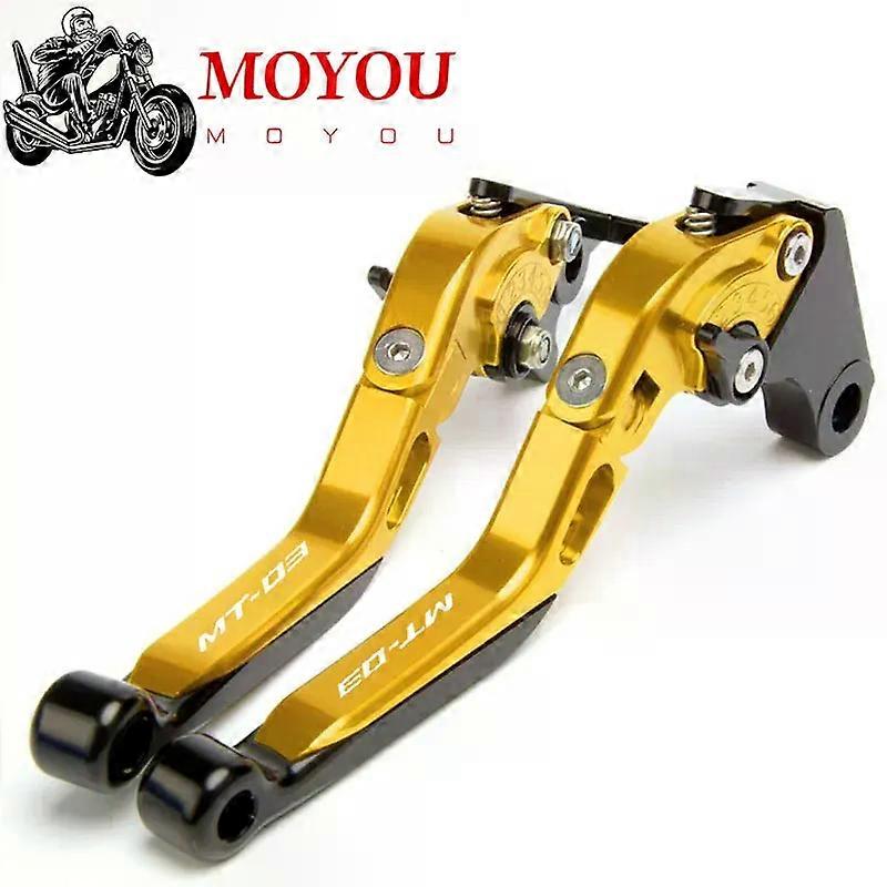 compatible for YAMAHA MT-03 MT03 MT 03 2015 2016 2017 2018 2019 2020 2021 Motorcycle Accessories Folding Extendable Brake Clutch Levers DDRR