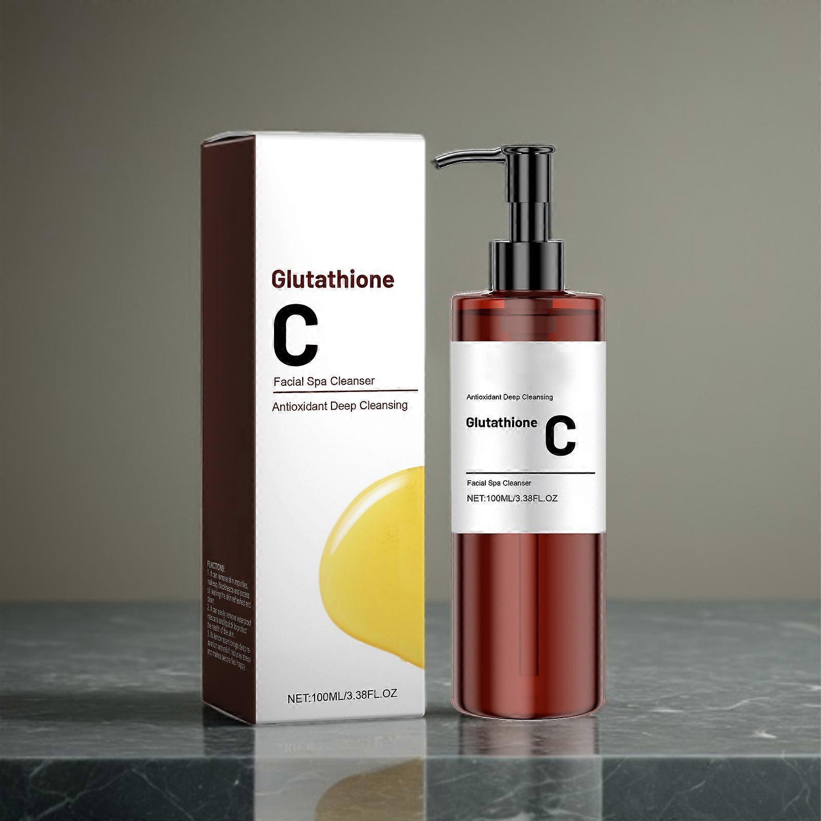 Vitamine C Démaquillant Huile Démaquillante Nettoyant Rafraîchissant Et Doux Nettoyant Douceur Visage Et Lèvres Huile Démaquillante Yeux Et Lèvres 100ml