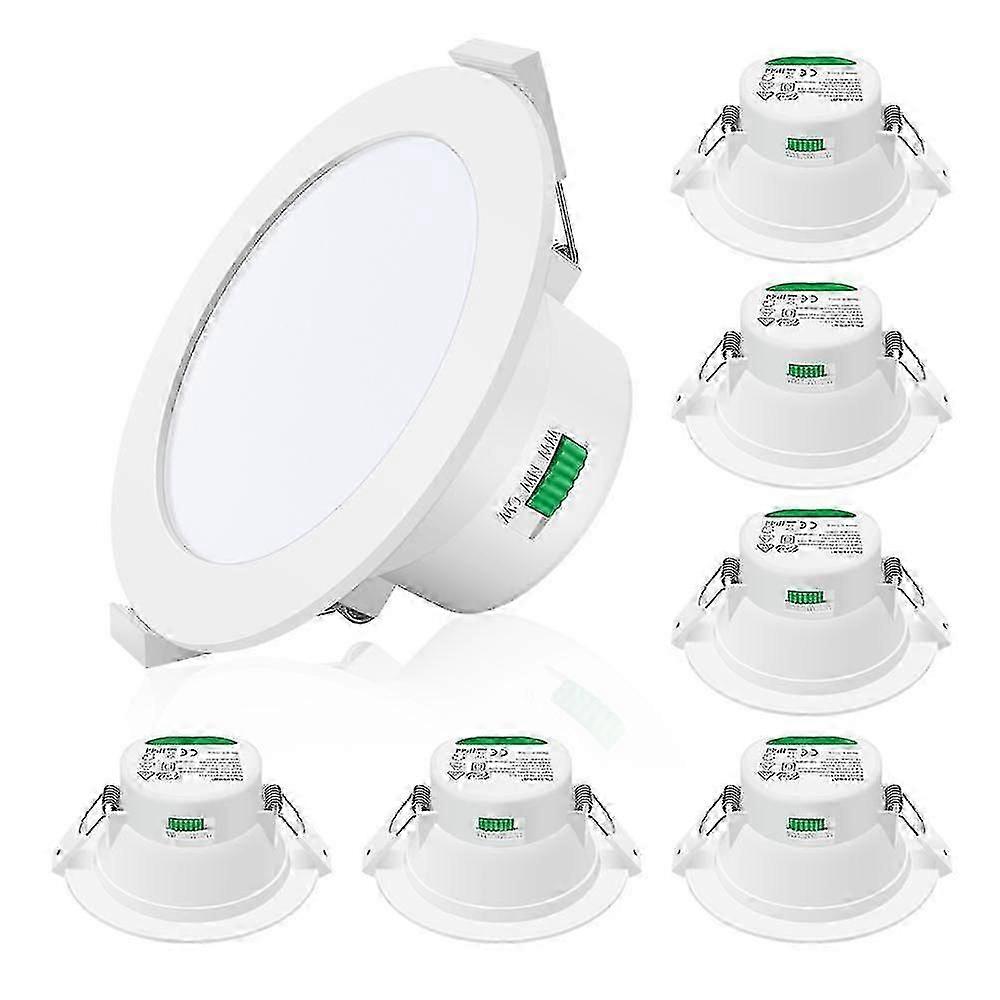 Led Dimmable Tri-color Recessed Downlight Ceiling Light Spotlight 6x-Good