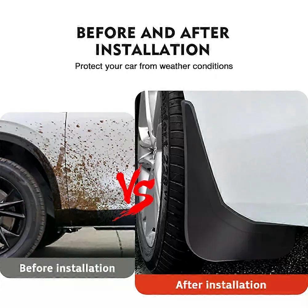 Mud Flaps For Toyota Sienna 2021-2023 - Front & Rear Mudguards Universal Protection All Seasons - View #3
