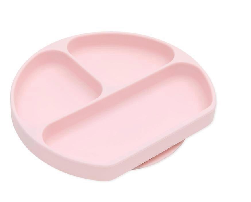 滑り止めのベビープレート、ごちゃごちゃした食事のための自己給餌の壊れないシリコーン、赤ちゃん主導の離乳、幼児の授乳、4点吸引に最適