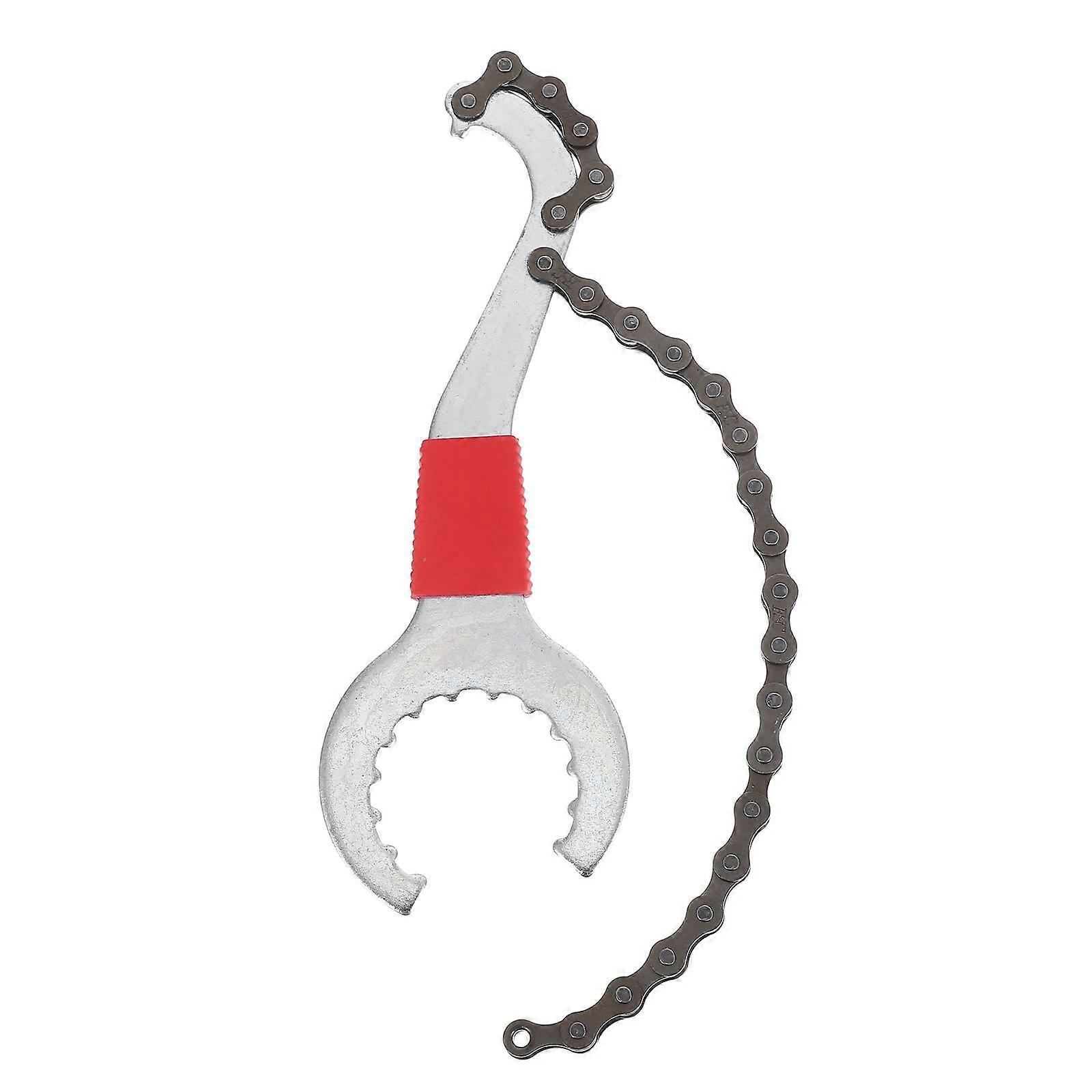 Bicycle Repair Tool For Crankset Multi-Function Bike Tool Bicycle Chain Wrench For Flywheel Removal Portable Bike Tool For Mountain And Road Bikes