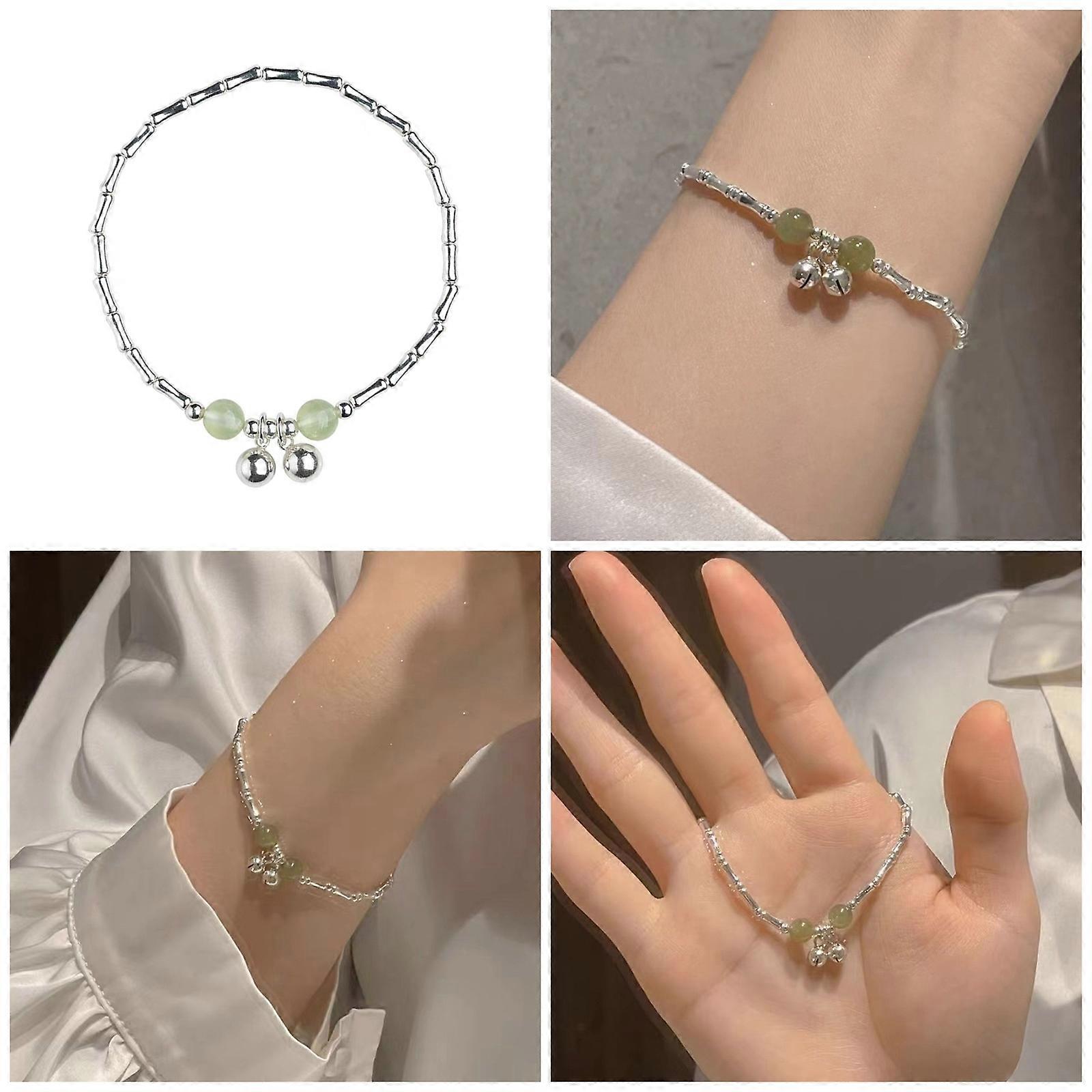 Handcraft Bamboos Segment Inspire Bracelet Showcasing New Chinese Artistics Aesthetics for Women Who Love Tradition