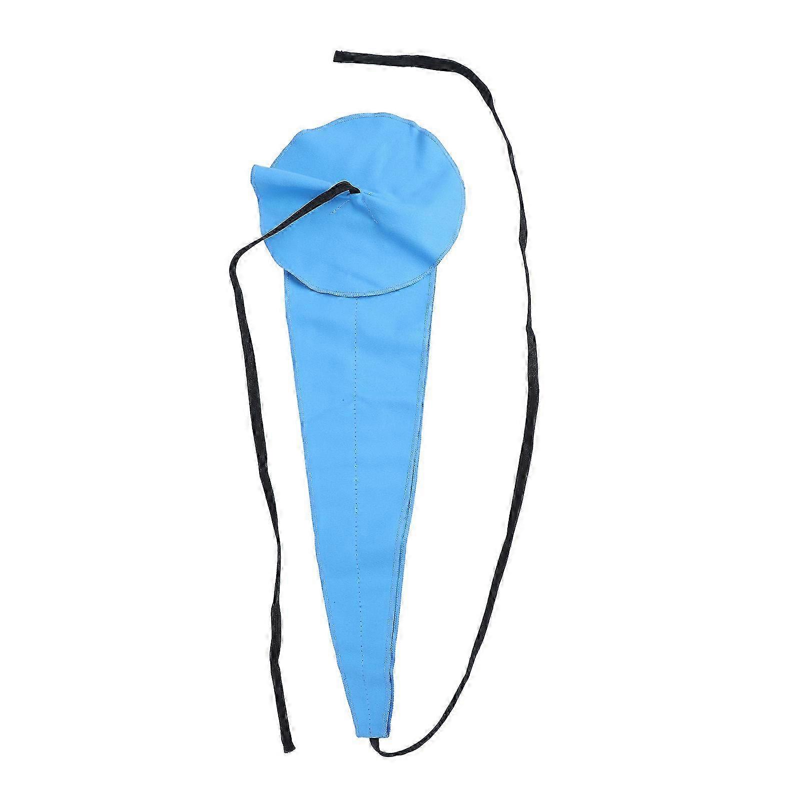 Saxophone Cleaning Cloth Clarinet Wiping Cloth Tube Inside Care Tool for Woodwind Instruments Blue