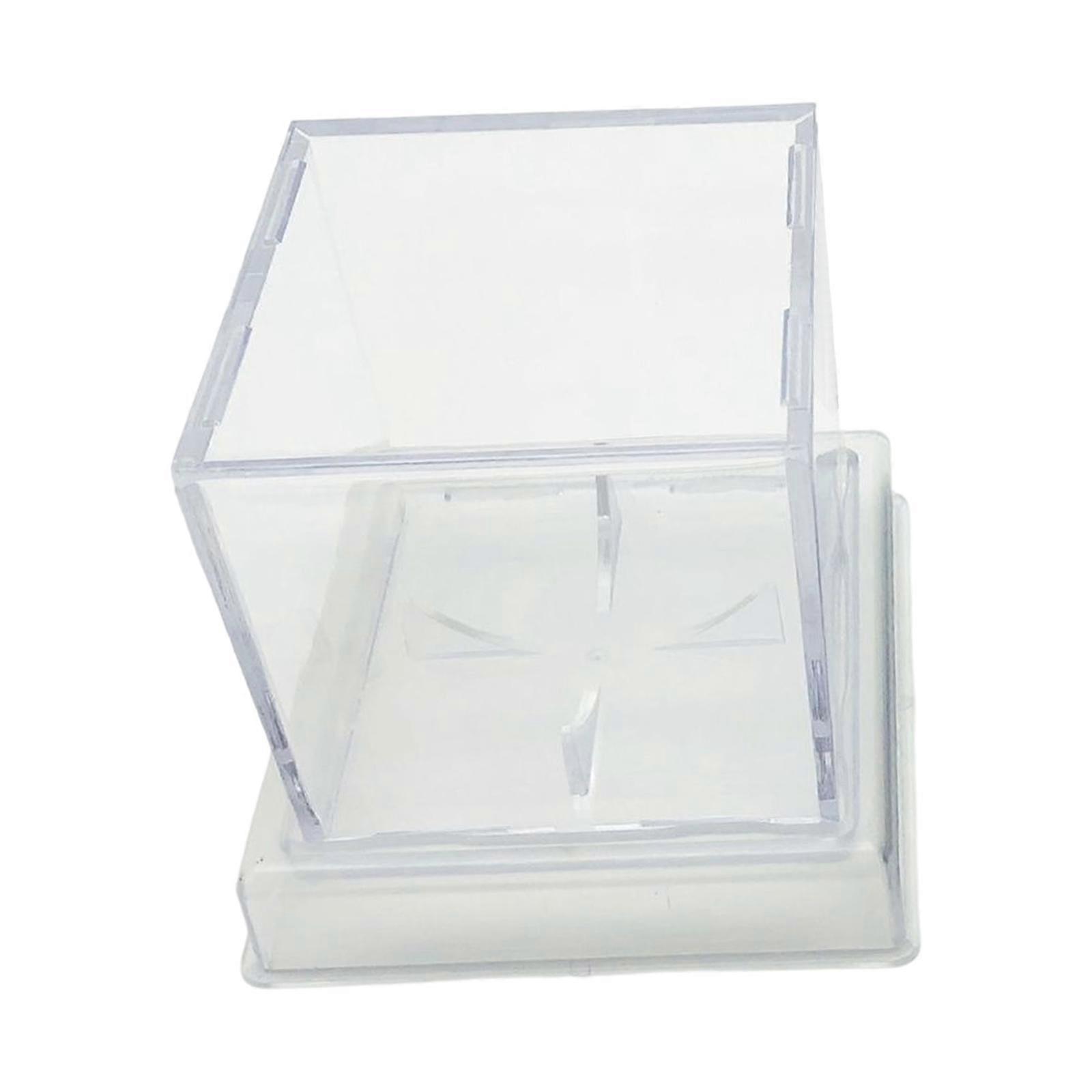 Souvenir Storage Box Holder, Square Baseball Holder Stand, Visual Protector