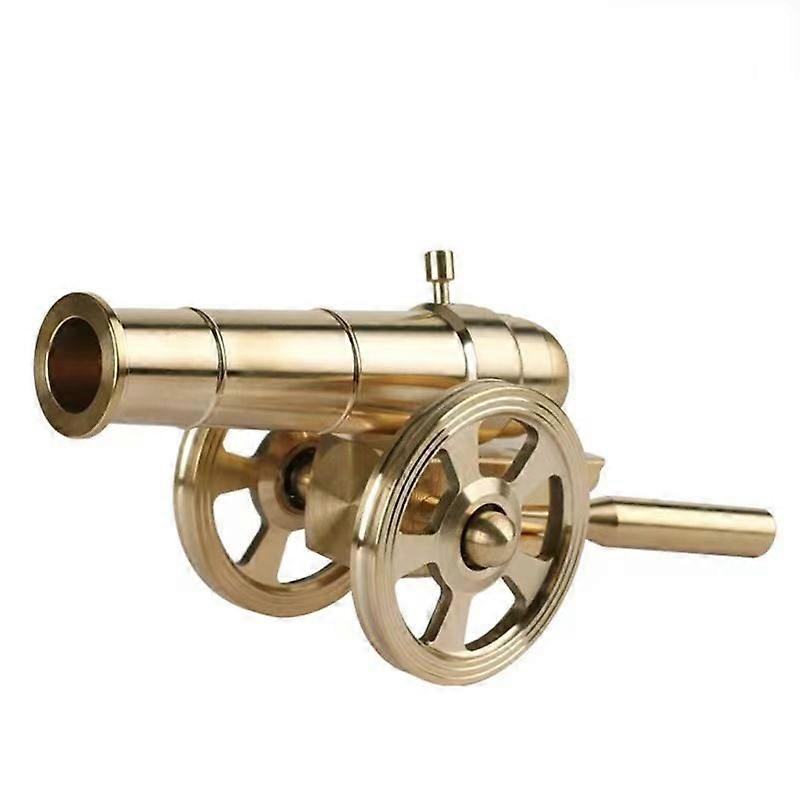 مدفع نحاسي ، زخرفة مدفع نحاسي ، زخرفة خزانة تلفزيون منزلي ، مجموعة مدفع فولاذي صغير Handle_Special هدية