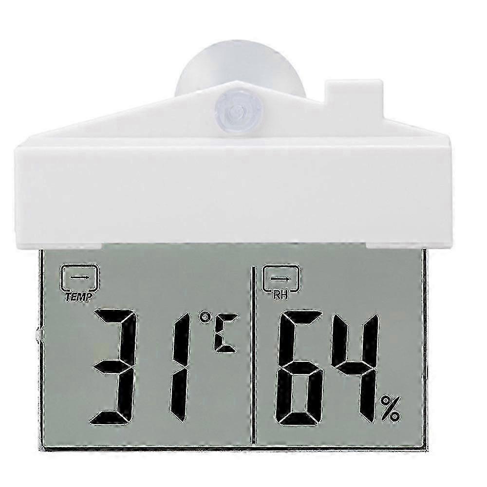 Detachable Bracket & Records Min/max Temp & Auto Reset Digital Window Thermometer VVX
