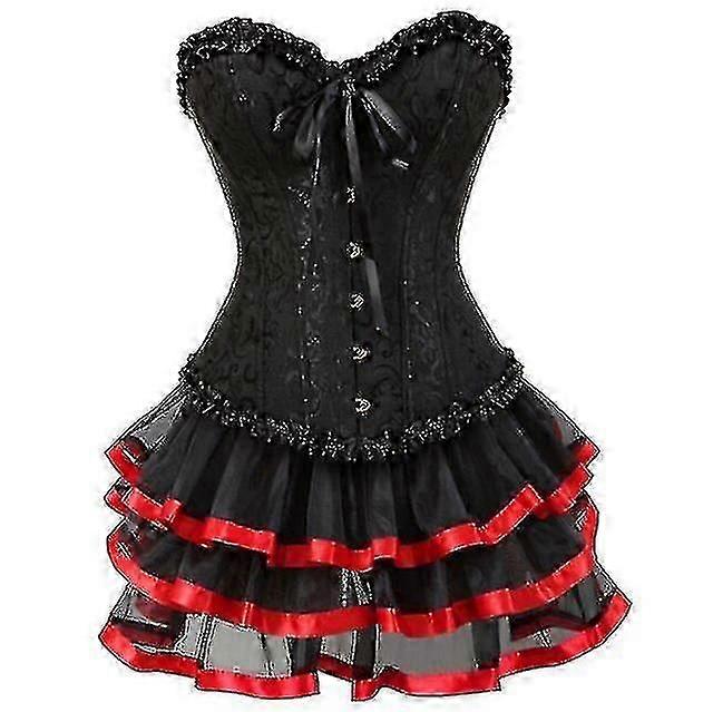 Shanghai Yangxin Sexy Corsets Dresses For Women Plus Size Costume Overbust Burlesque Corset And Mini