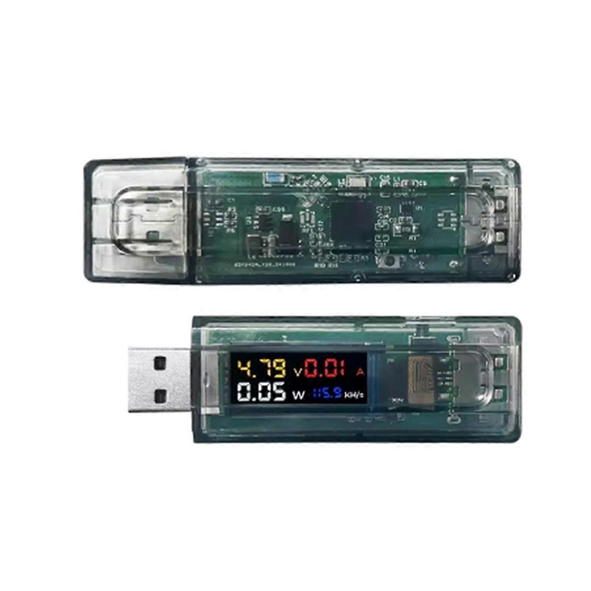 2Pcs NMMiner NM-Usb-Chain ESP32 120kH/S BTC Lottery Board with USB Tester USB-A to TypeC Meter Linked with Other Device