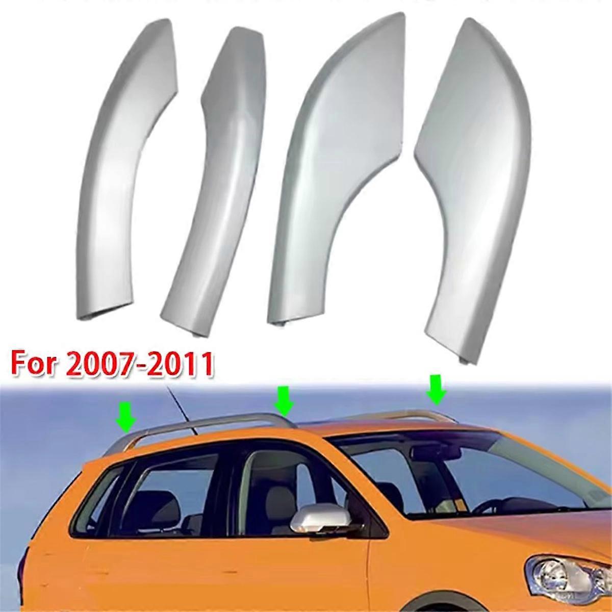 4pcs Car Roof Rack Rail End Cover Shell Cap for 2007-2011