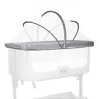 ベビーバシネット用蚊帳カバー 猫を締め出すためのバシネットカバー バシネット/ベッドサイドスリーパー/トラベルベビーベッド用蚊帳(白)