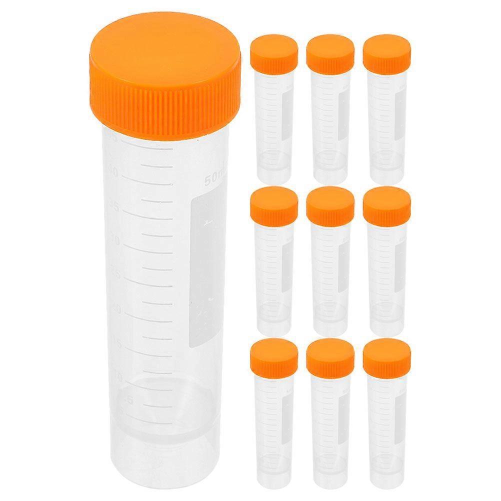 10ks Zkumavky Centrifuga Zkumavky Vědecké experimenty Zkumavky Nádoby na tekutiny 50ml