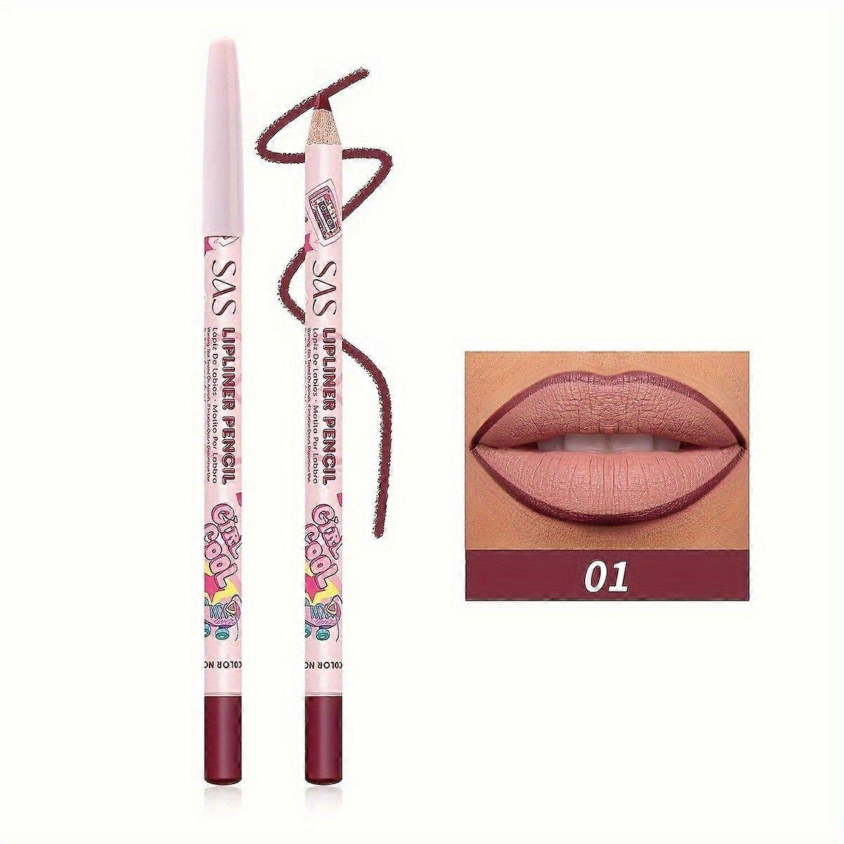 European and American lip liners are easy to color long-lasting waterproof and non-stick cups matte makeup effect SAP002