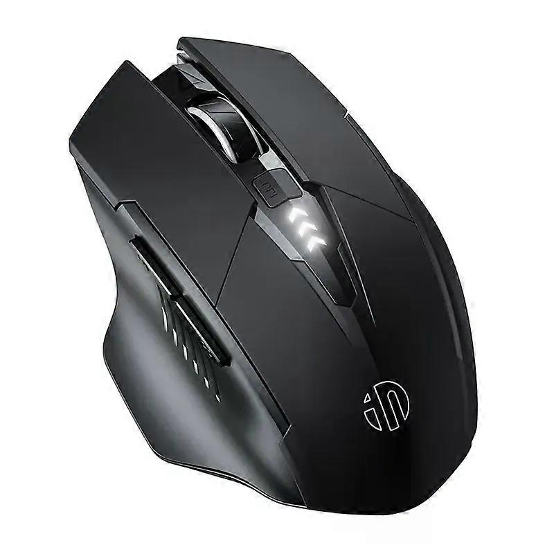 F1 Wireless Mouse 500mAh Ergonomic Rechargeable Power Display Office Home Silent Laptop Desktop Computer Universal