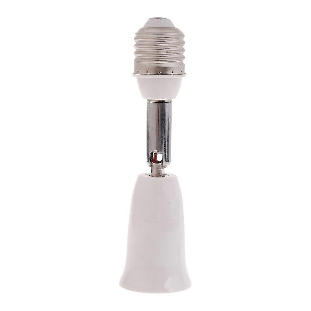 Justerbar E27 Light Socket Extender Lamp Base 100V-250V Belysning Tillbehör