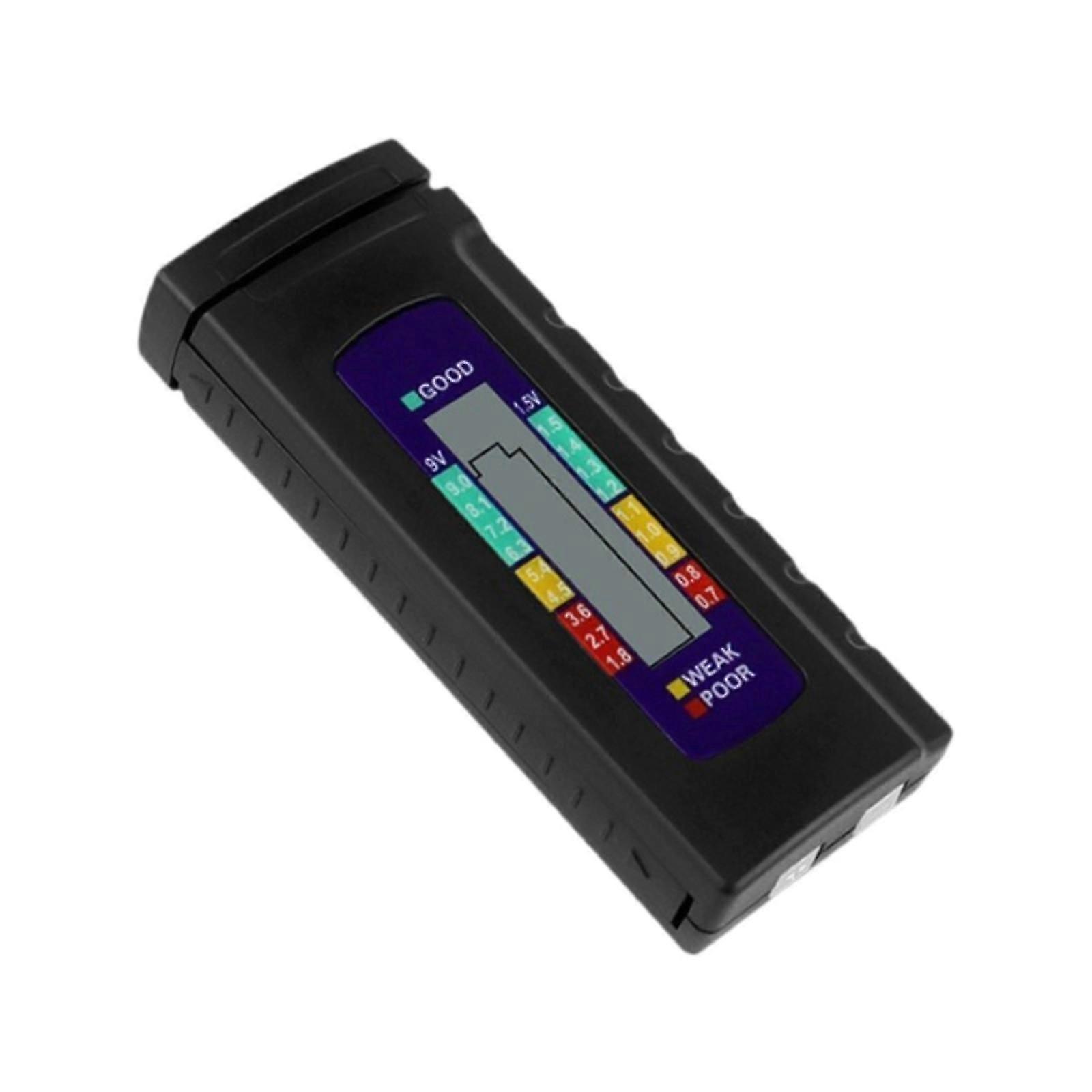 Battery Tester Universal Household Battery Life Level Tester for 9V AAA 1.5V