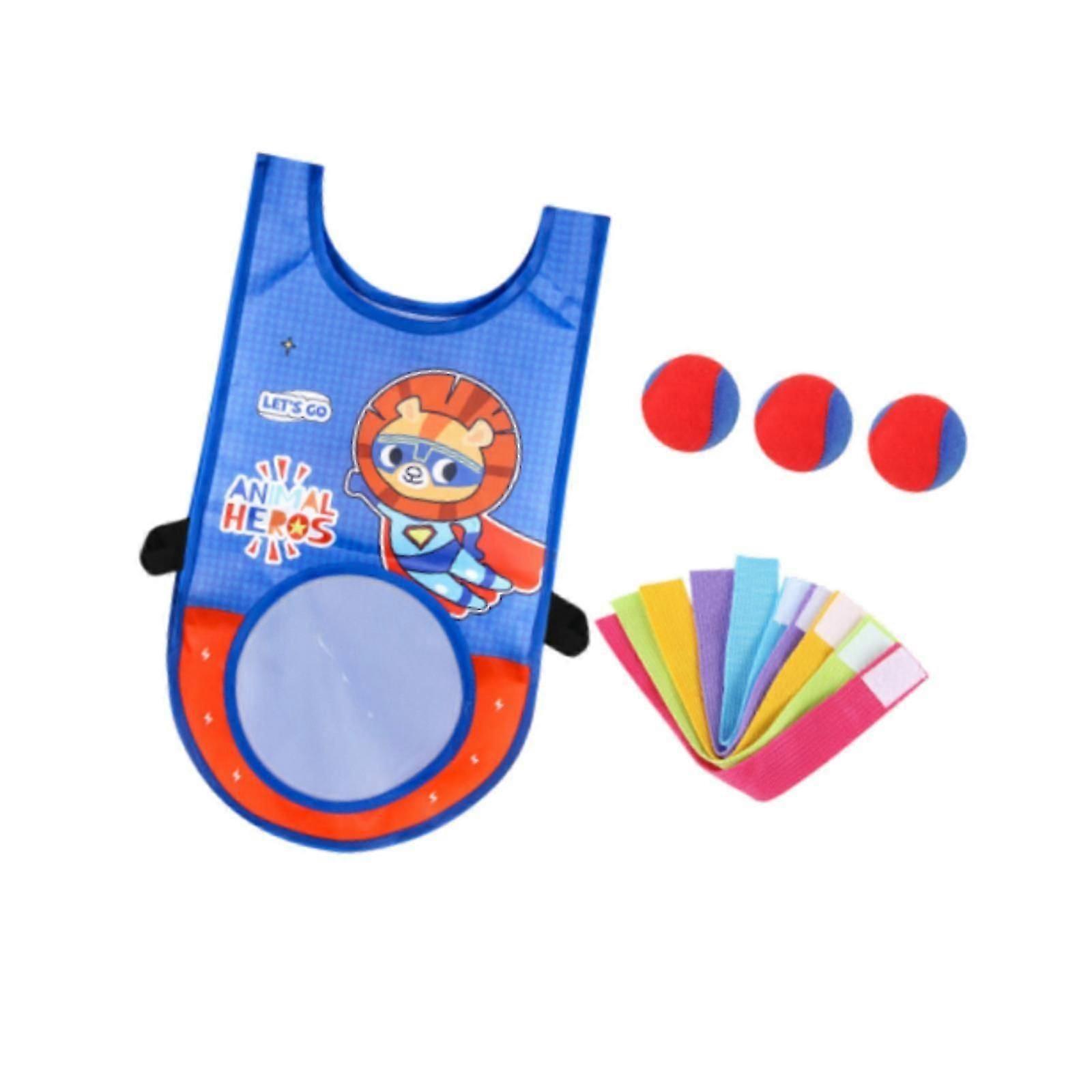 Dodgeball Game 3 Sticky Ball Toy Activity Equipment for Indoor Outdoor Beach blue