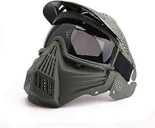 Airsoft Full Face Mask-CS Survival Game Tactical Mask Eye Protection BBS Shooting Hunting Game Paintball Shooting Role Playing Movie Props
