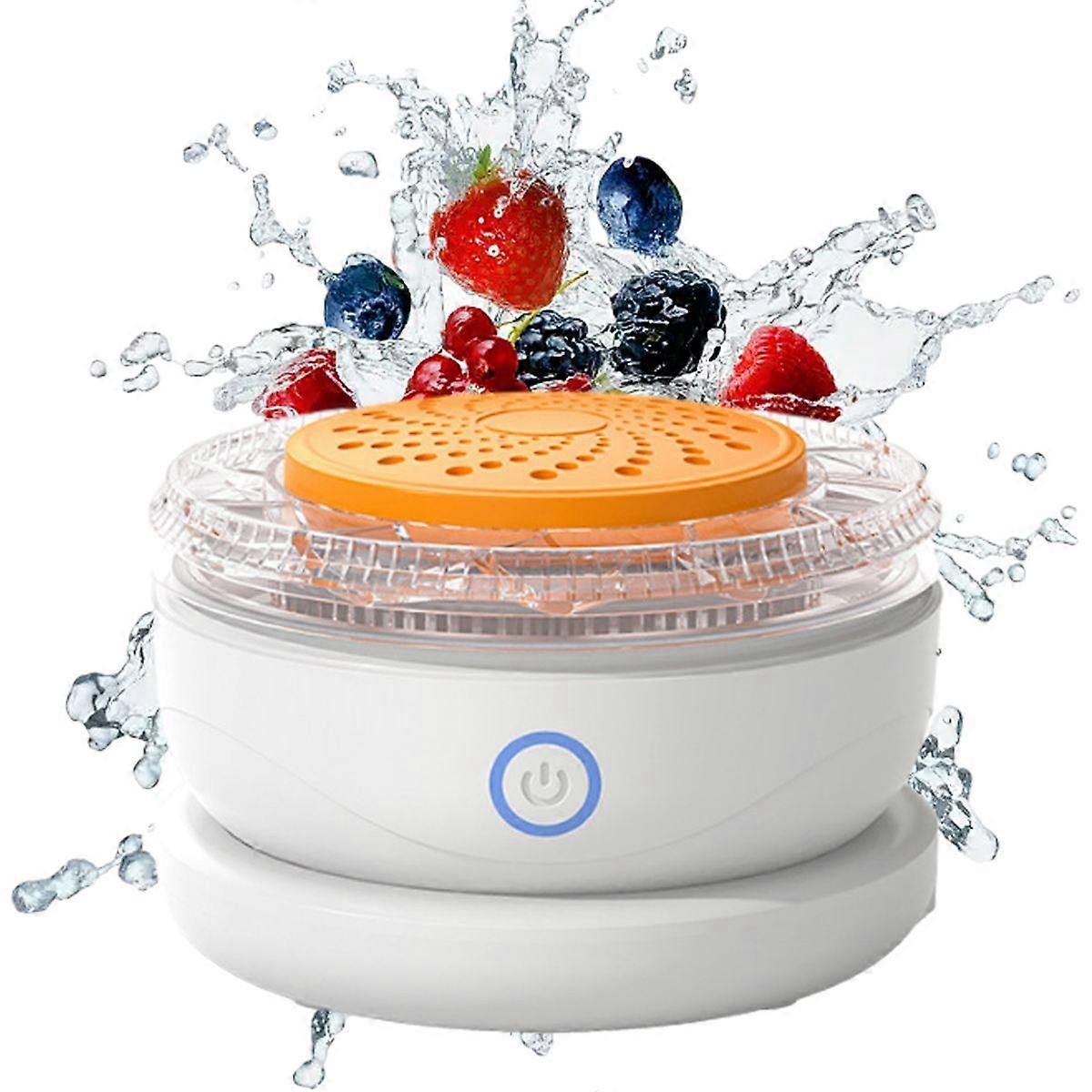 Fruit and Vegetable Cleaner Machine,Portable Fruit Cleaner Device,,Deep Cleaning Fruits,Vegetables,Meat and Tableware