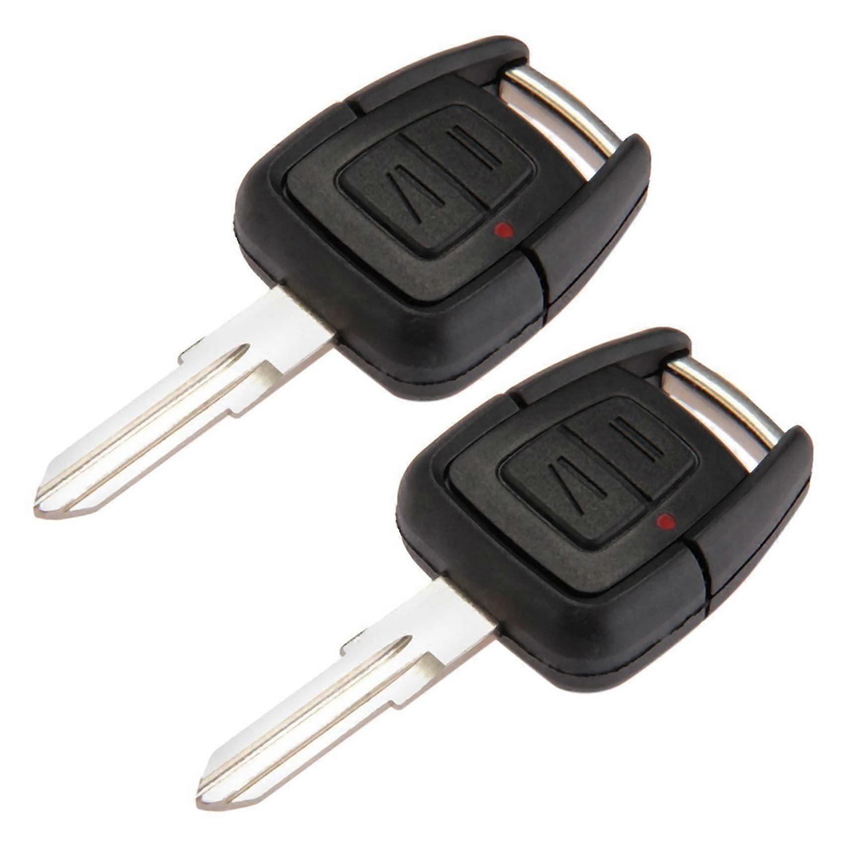 2x ABS Key Case Shell 2 Buttons for Opel Vectra Zafira