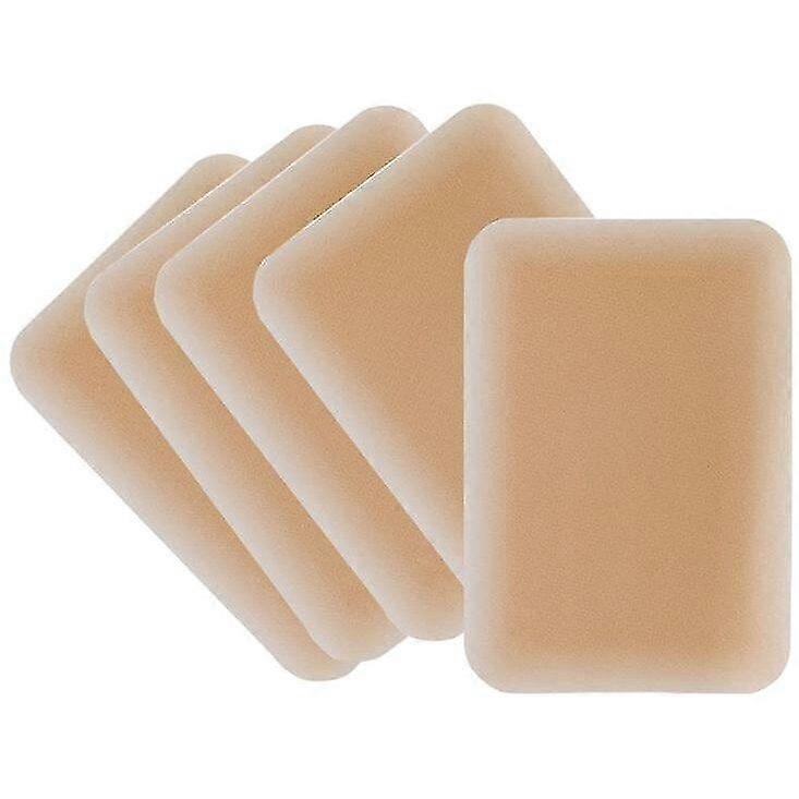 5pcs Patchs de couverture de tatouage, imperméable, flexible, beige naturel