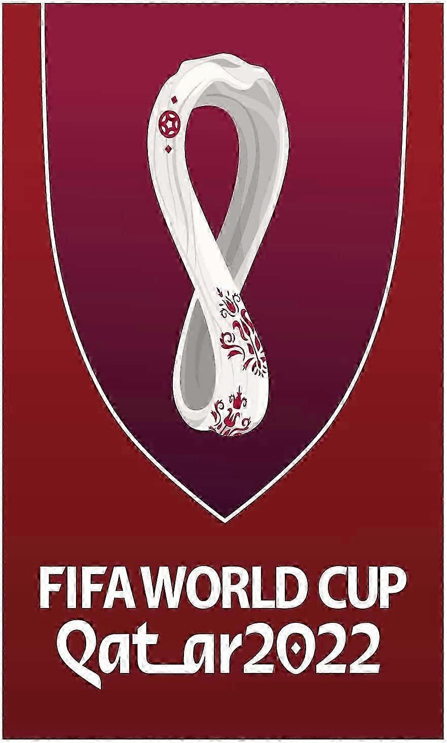 2 Pack World Cup Qatar 2022 Banner Backdrop Decor 23.6x35.4"
