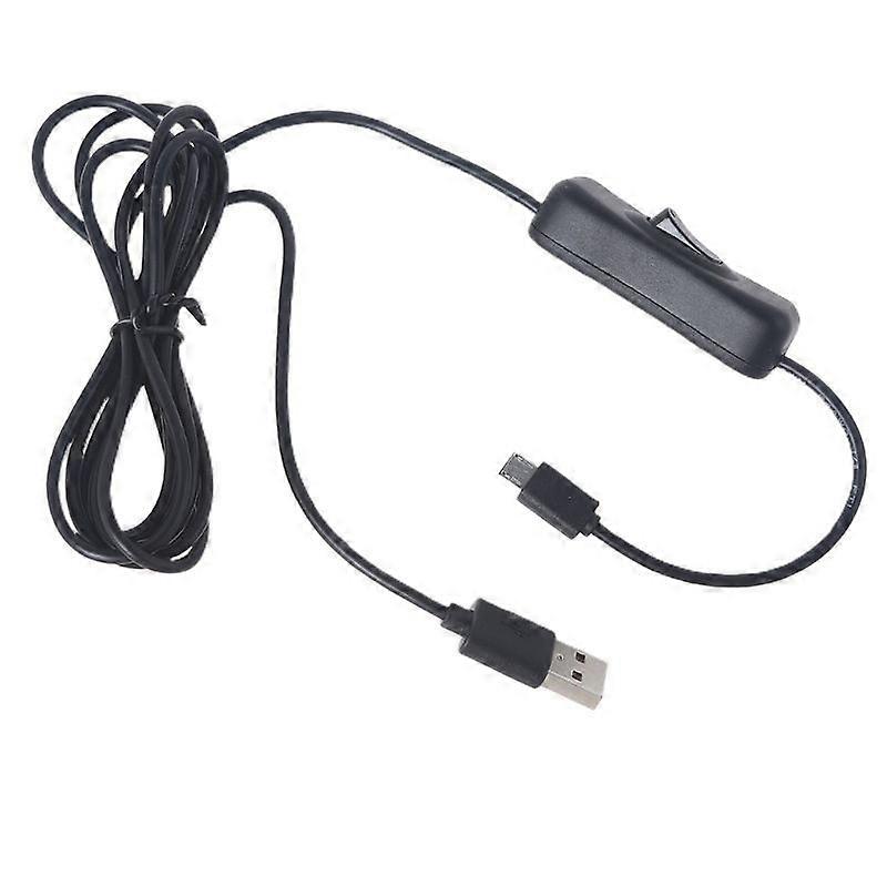 Cabo de Extensão 2 Metros Cabo de Carregamento USB para Micro USB com Interruptor