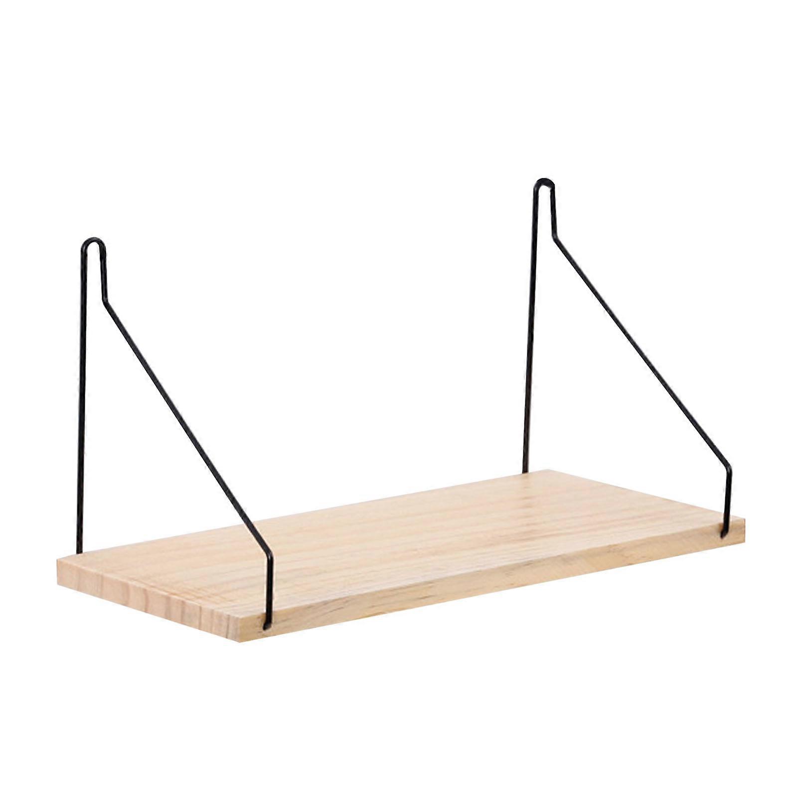 Wooden Wall Shelf Storage Rack Decorative Easy Installation Wall Mounted Floating Shelves for Home