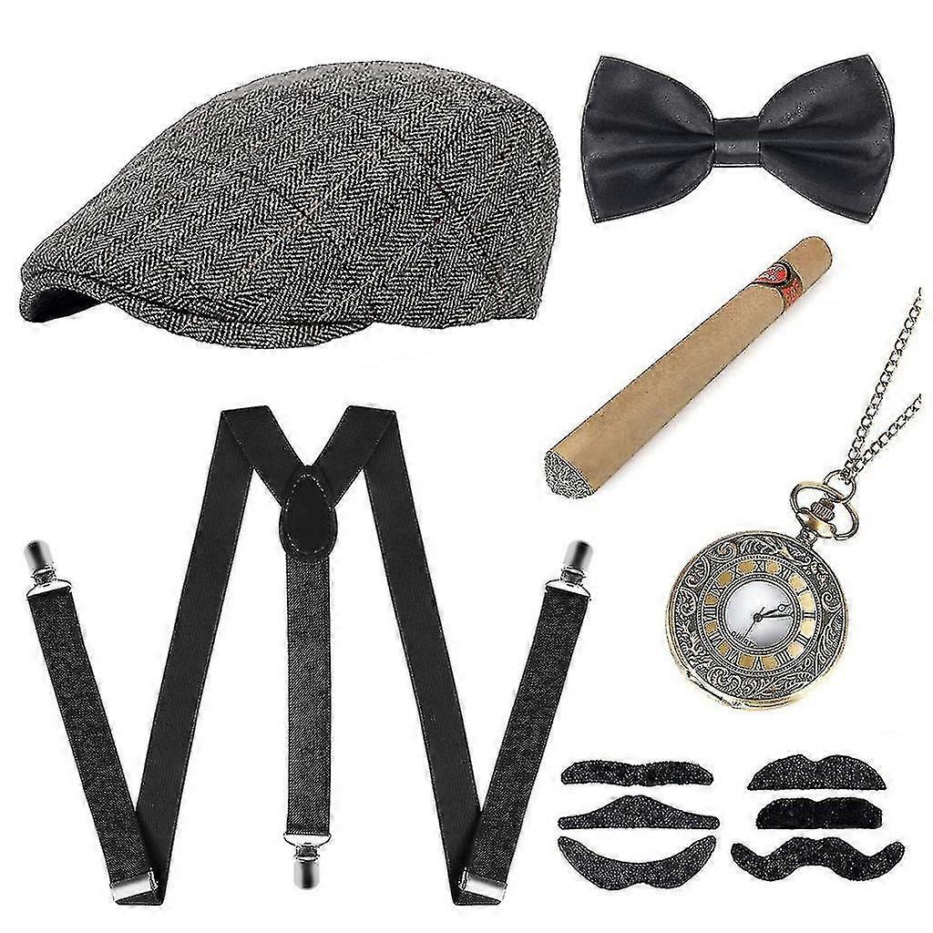 Gubbkostymtillbehör Set 1920-talet