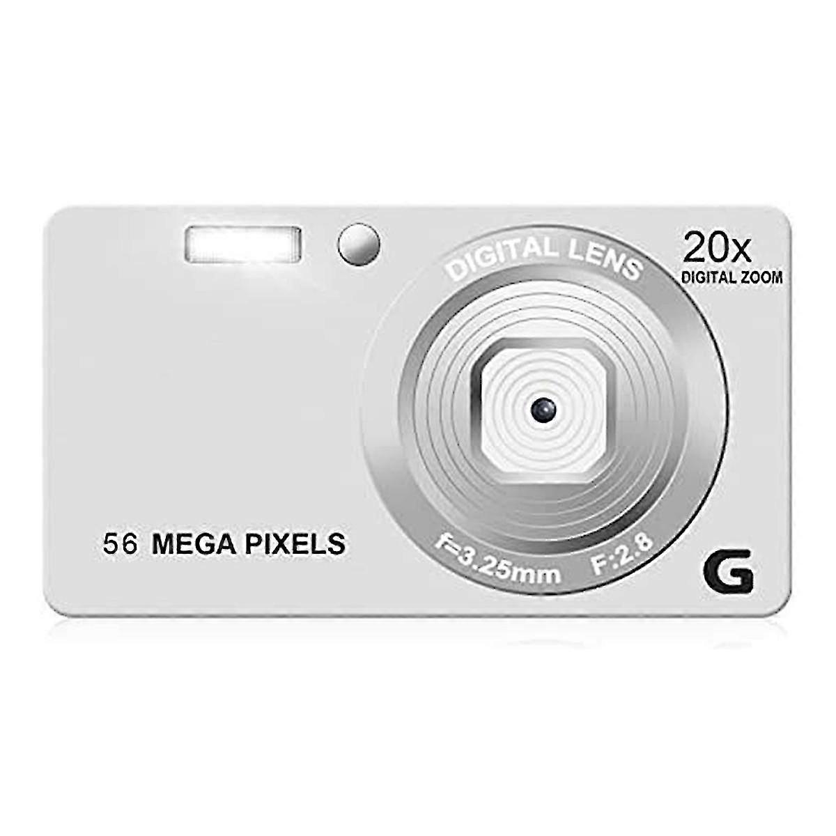 Câmera de vídeo digital, câmera LCD de 2,7 polegadas, 4K, 56 MP, antivibração, zoom de 20X, para fotografia e vídeo