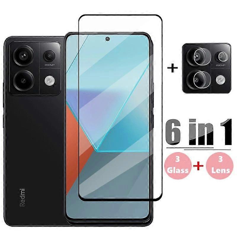 For Redmi Note 13 Pro 5G Full Cover Tempered Glass Screen Protector