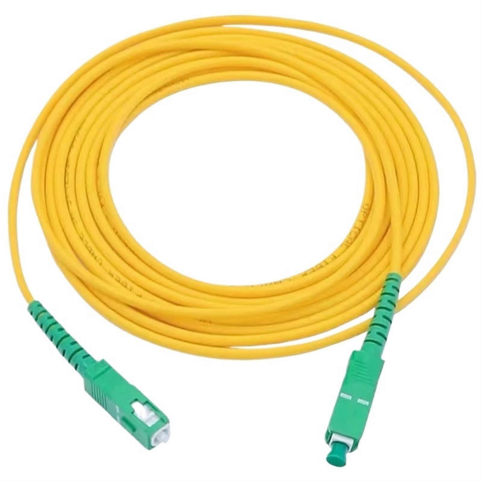SCASC Optical Fiber Jumper 1100m patchcord Simplex to Square Round Extension Cable FTTH Optic(SCASC 10m)
