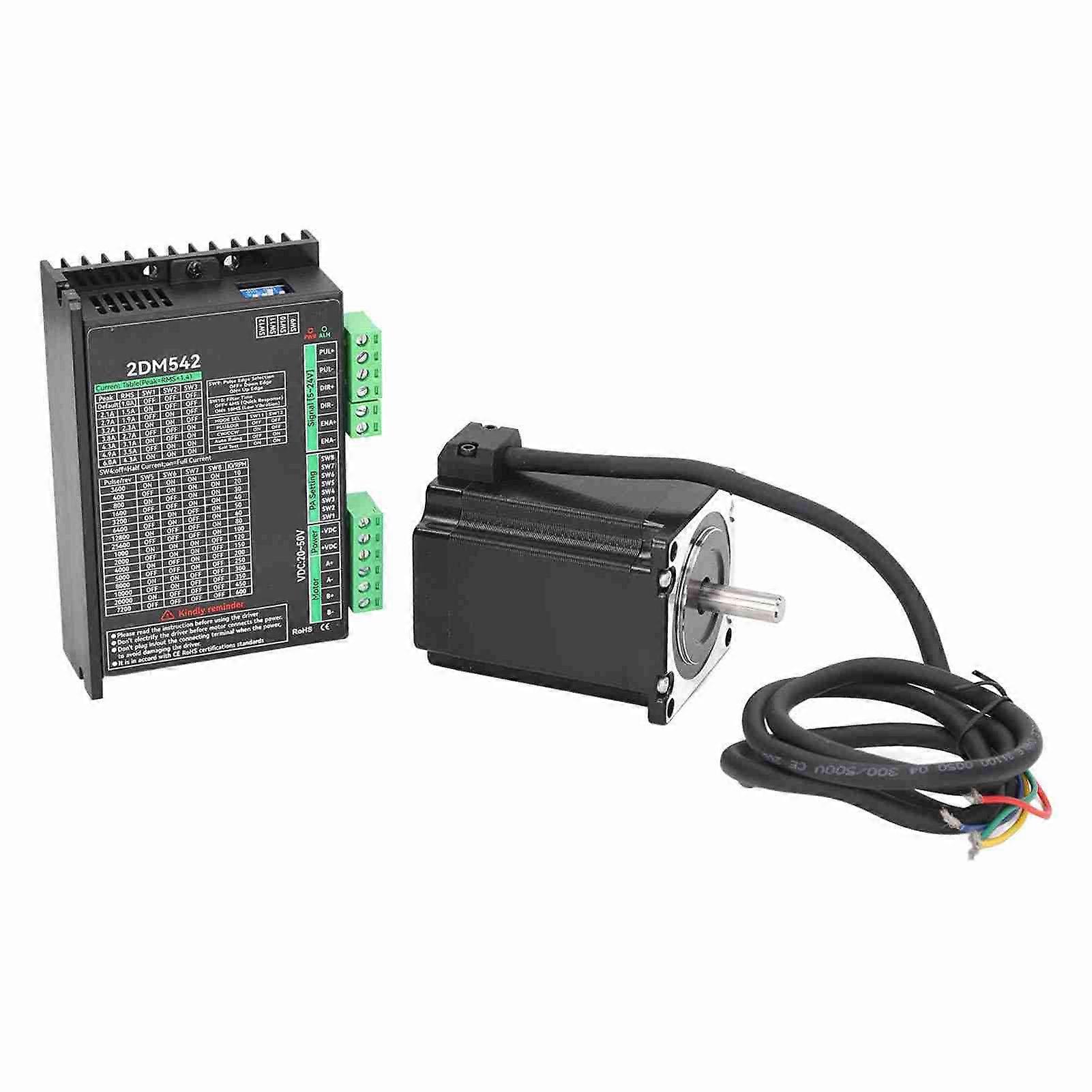 2 Phase Digital Stepper Motor Driver Controller Low Noise 57 Stepping Motor 20‑50VDC Input