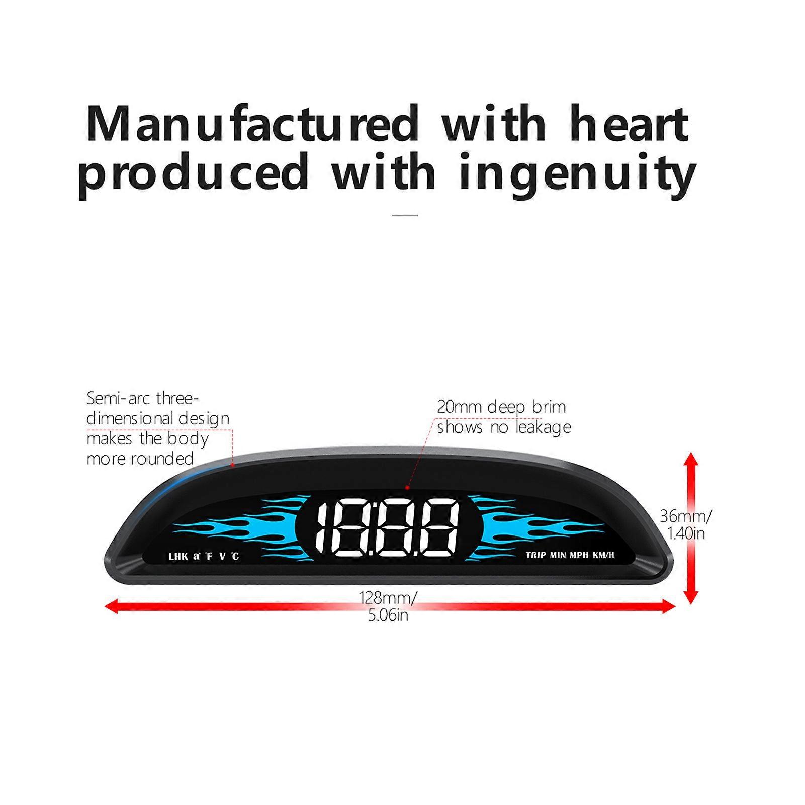 Car New OBD Head-up Display B2 Multi-Functions Car Diagnostic Detector Speedometer Safe Driving