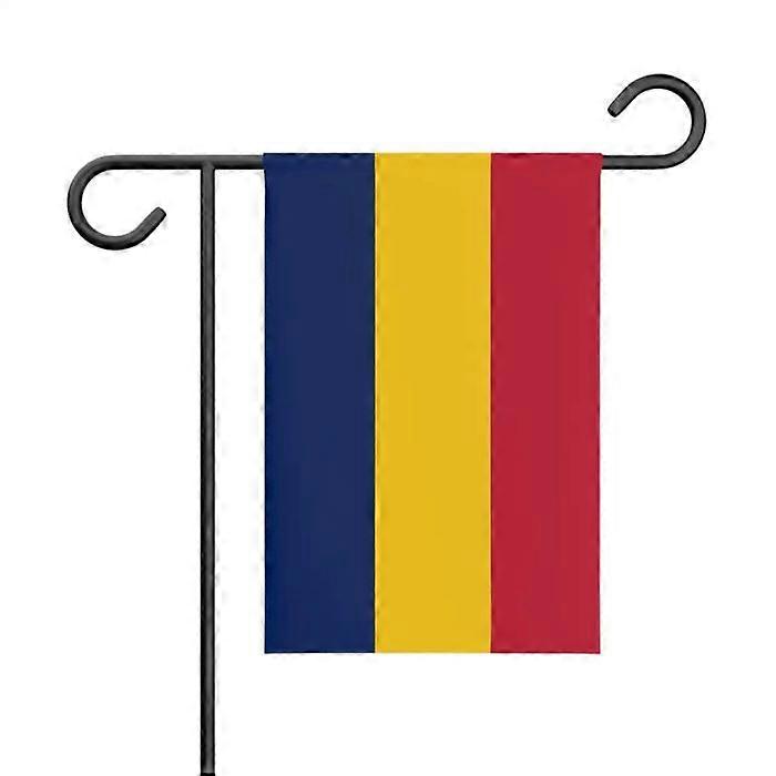 Flag - Multicolored - Chad - 32 x 47.5 cm - Polyester - Double-sided