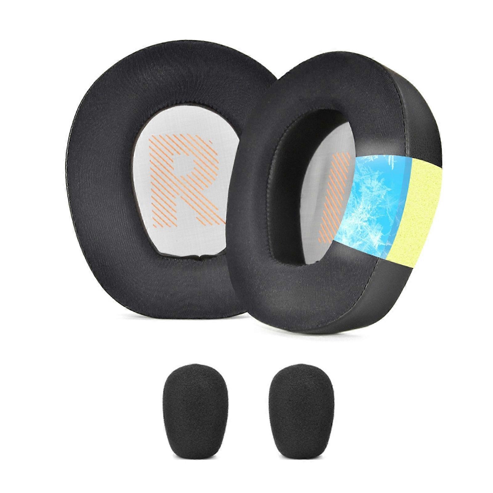 Memory Foam Earpads and Mic Windscreen for QuantumQ200 Q300 Headphones Noise Isolation Ear Cushions for Clear Sound Multicolor