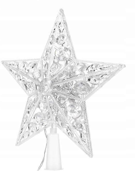 Glowing Star For Christmas Tree Tip Led Ornament