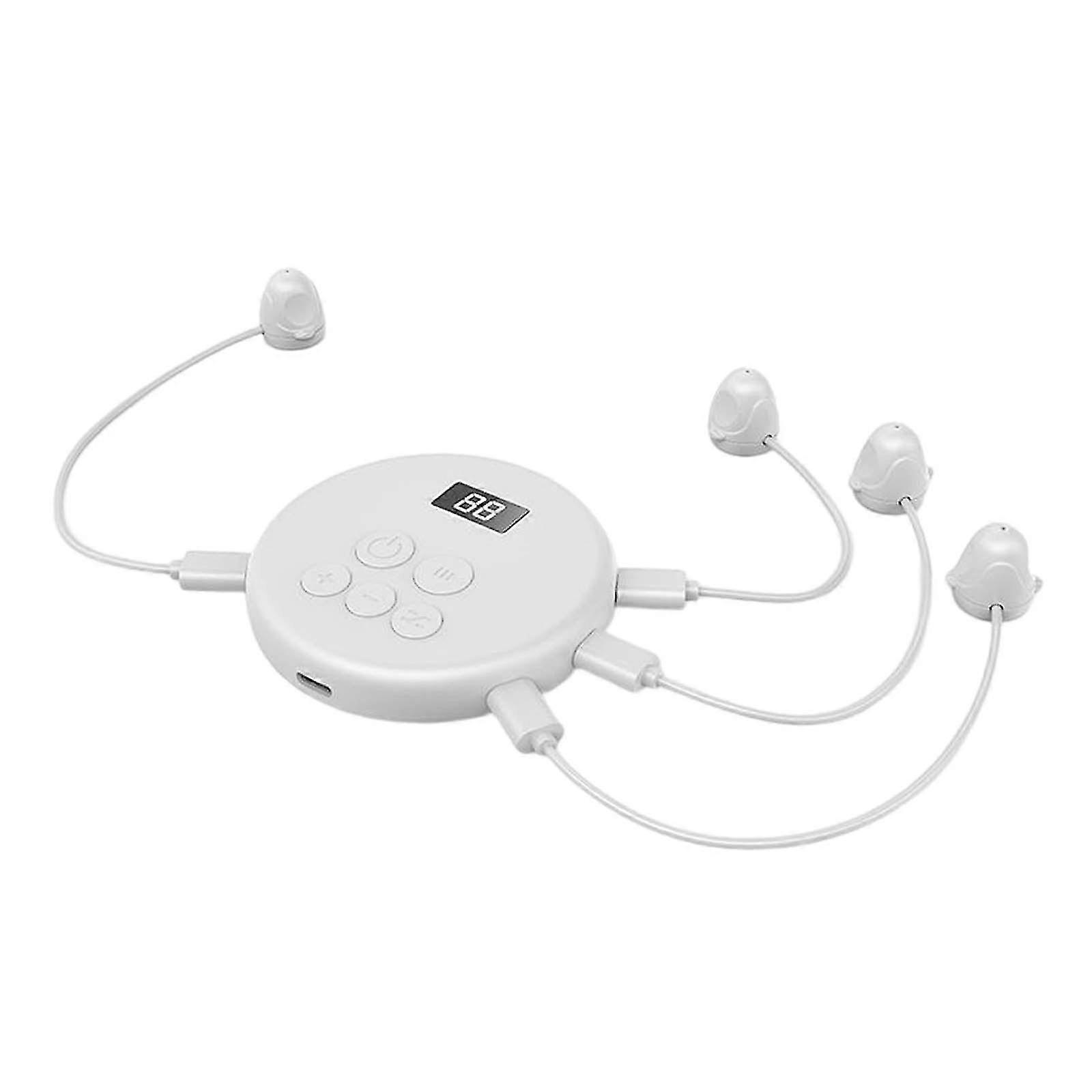 Phone Screen Auto Clicking Universal Quiet for Shopping Touch Device Gaming-color: 4 head White