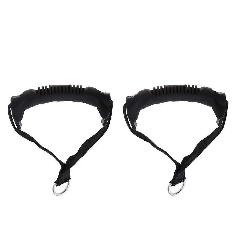 2 xPull Grips Handlebar for Pull Down Cable Attachment Exercise Gym Accessories