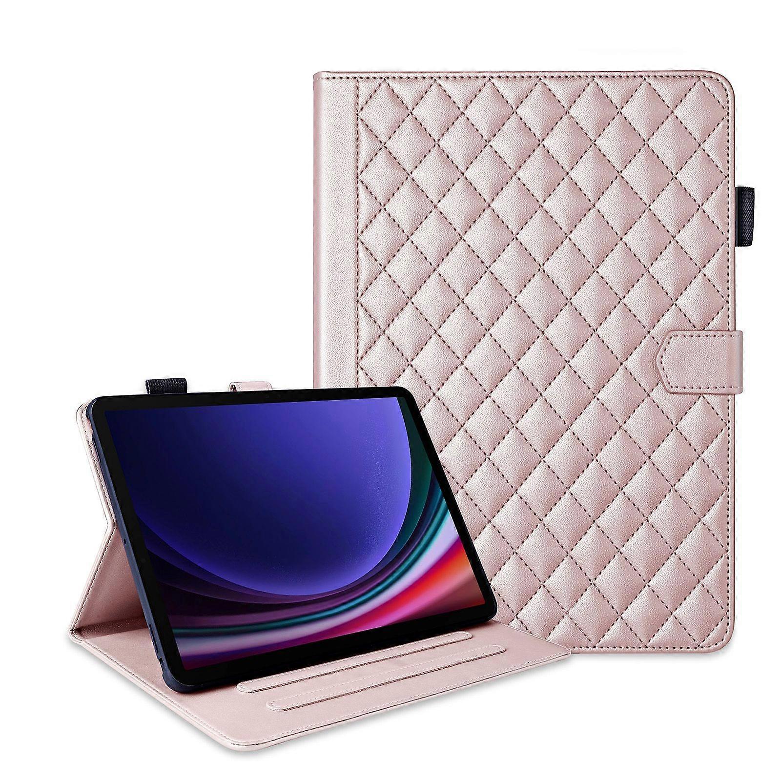 Tablet Case for Samsung Galaxy Tab S9 FE+ Flexible TPU Back Cover with Multi-Angle Stand
