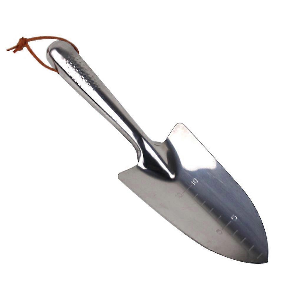 Durable Stainless Steel Garden Handheld Portable Hand Spade for Kitchen Use Silver Small Size