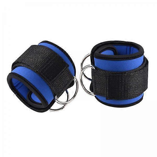 Blue Leg Extension Straps - Gym Essentials for Stronger Workouts