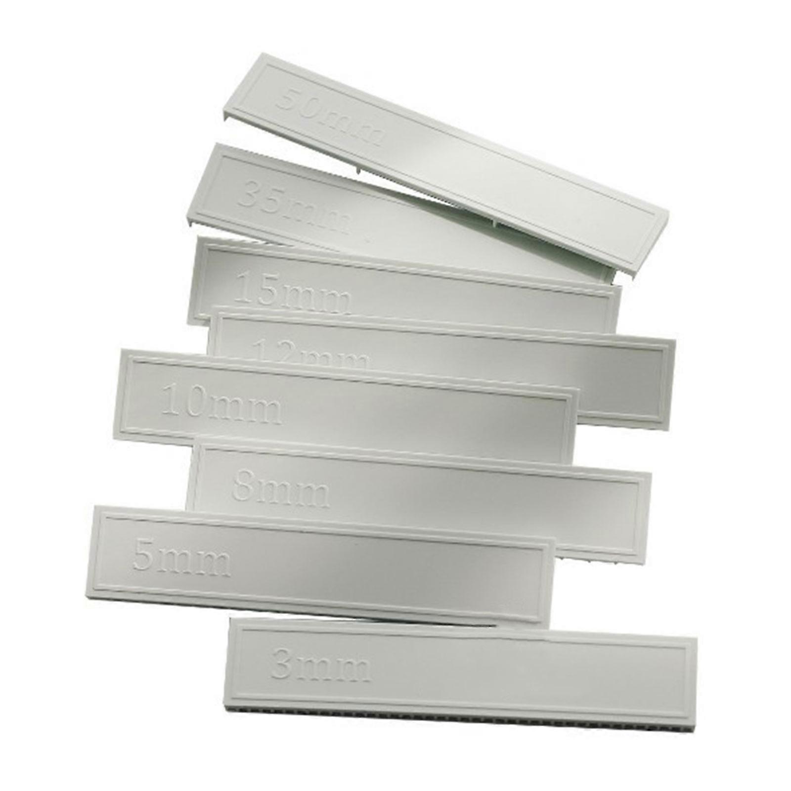 8Pcs Cake Cutting Roll Scale Ruler Cake Measuring Marker Draw Balances Ruler Cake Mold Fondant Icing Decorate Tool