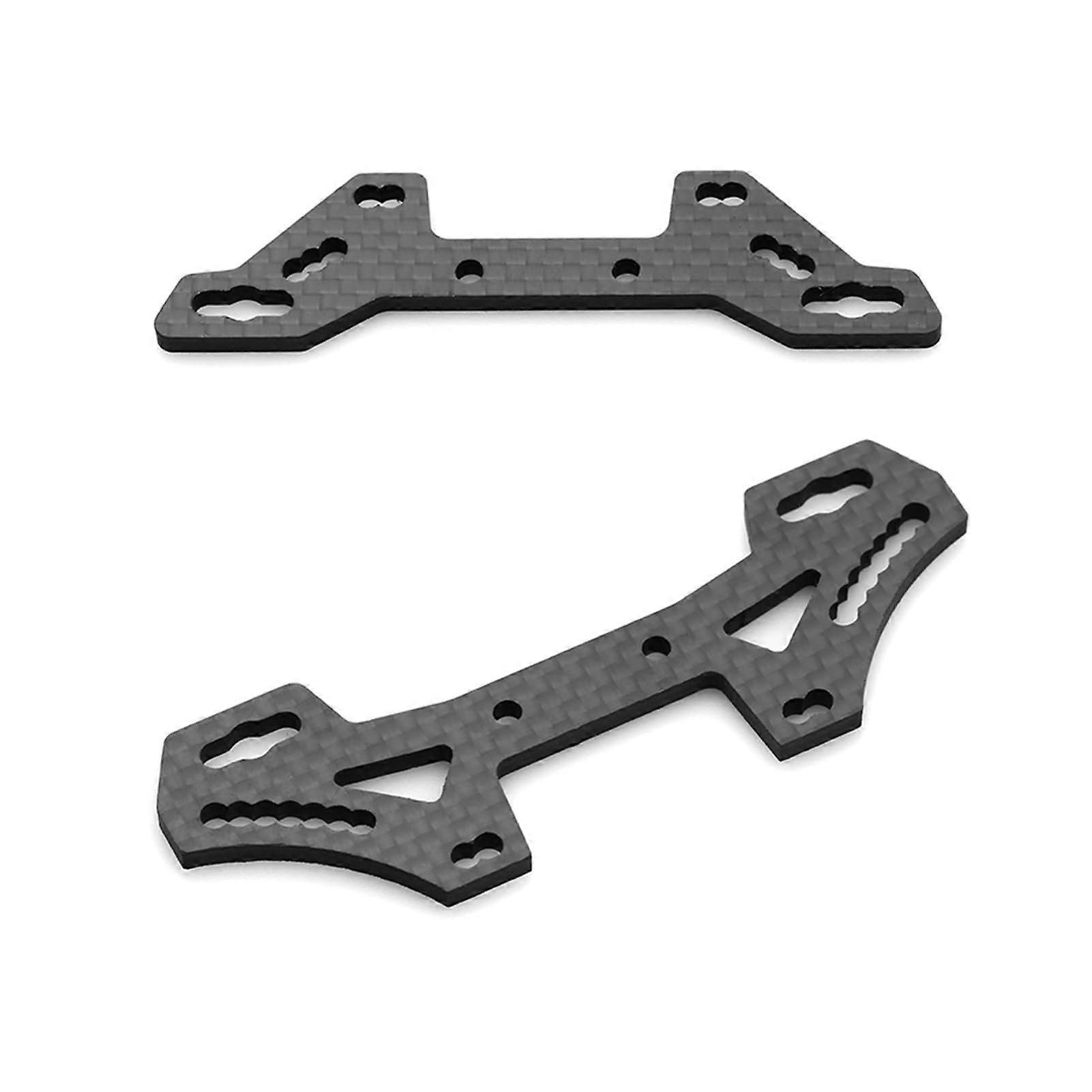 RC Front Rear Shock Tower Mount For Tamiya TT02 1/10 RC Car, Carbon Shock Damper Stay, TT02 Upgrade Parts