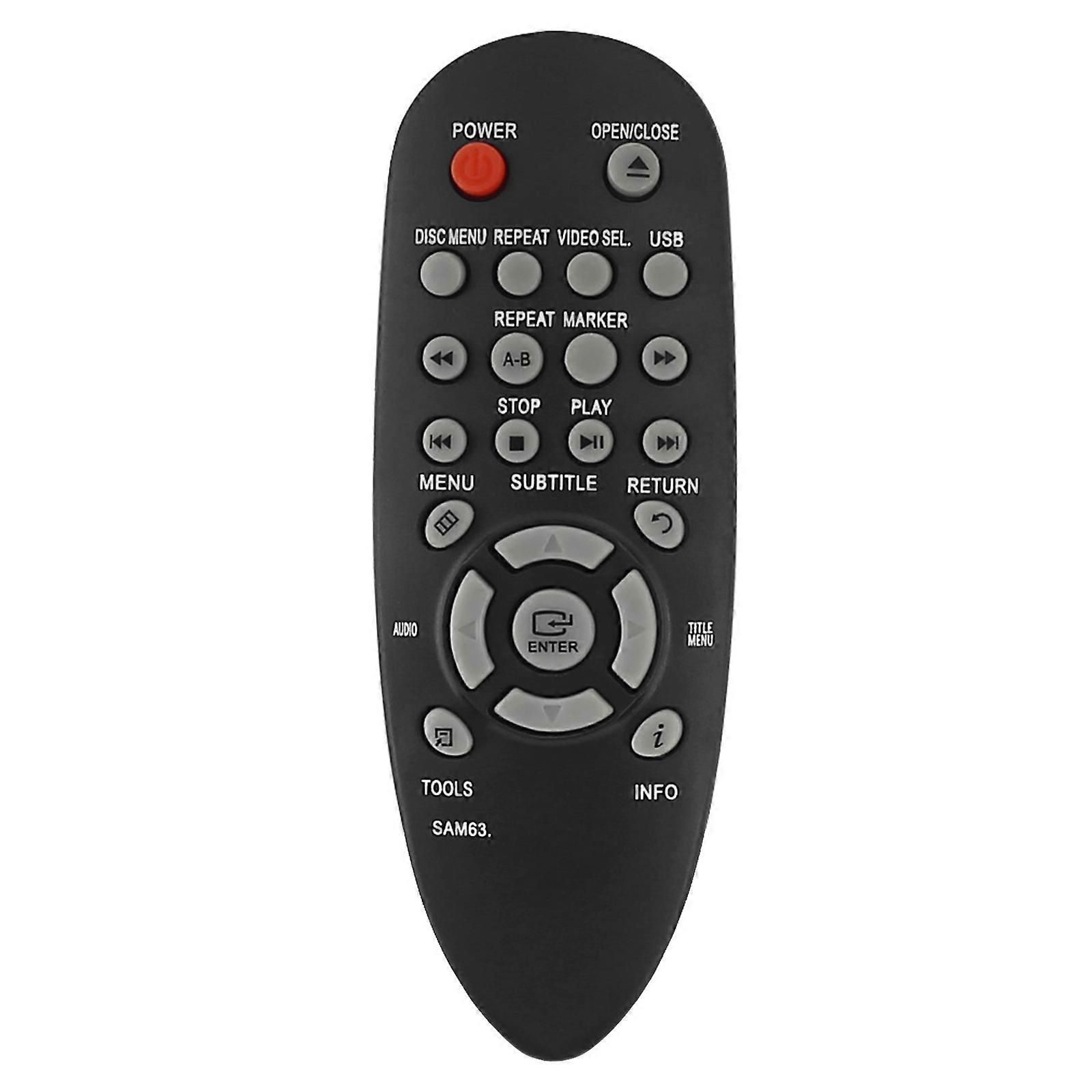 SAM63 for DVD Player SAM63 AK59-00156A Dvd-E360/Xu Remote Controller Remote Control Replacement Durable Controllers