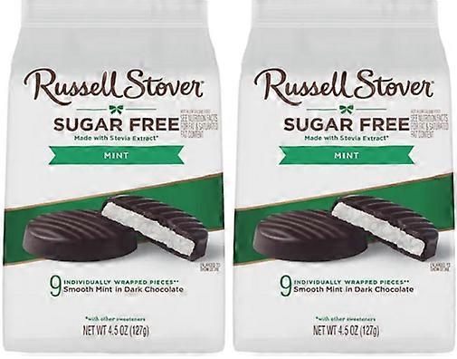 Russell Stover Sockerfria Mintbiffar 2-pack
