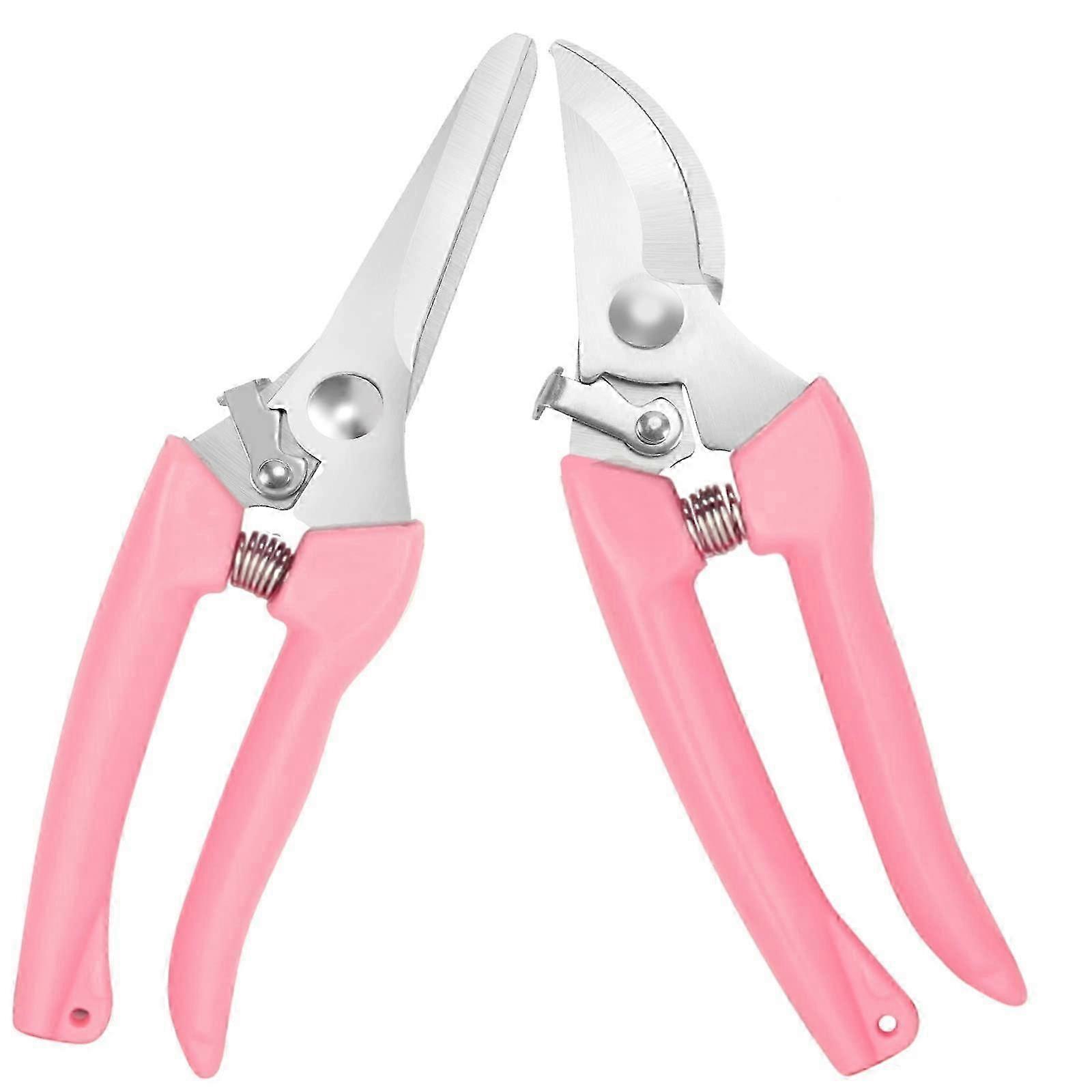 Premium Anvil Pruning Shears - Sharp Steel Garden Scissors for Bushes