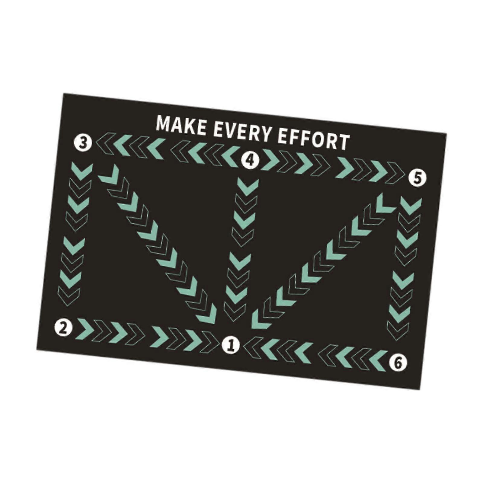 Soccer Training Mat, Portable Folding Dribbling Exercise Mat, Non-Slip Carpet for Kids, Household Use, Style B