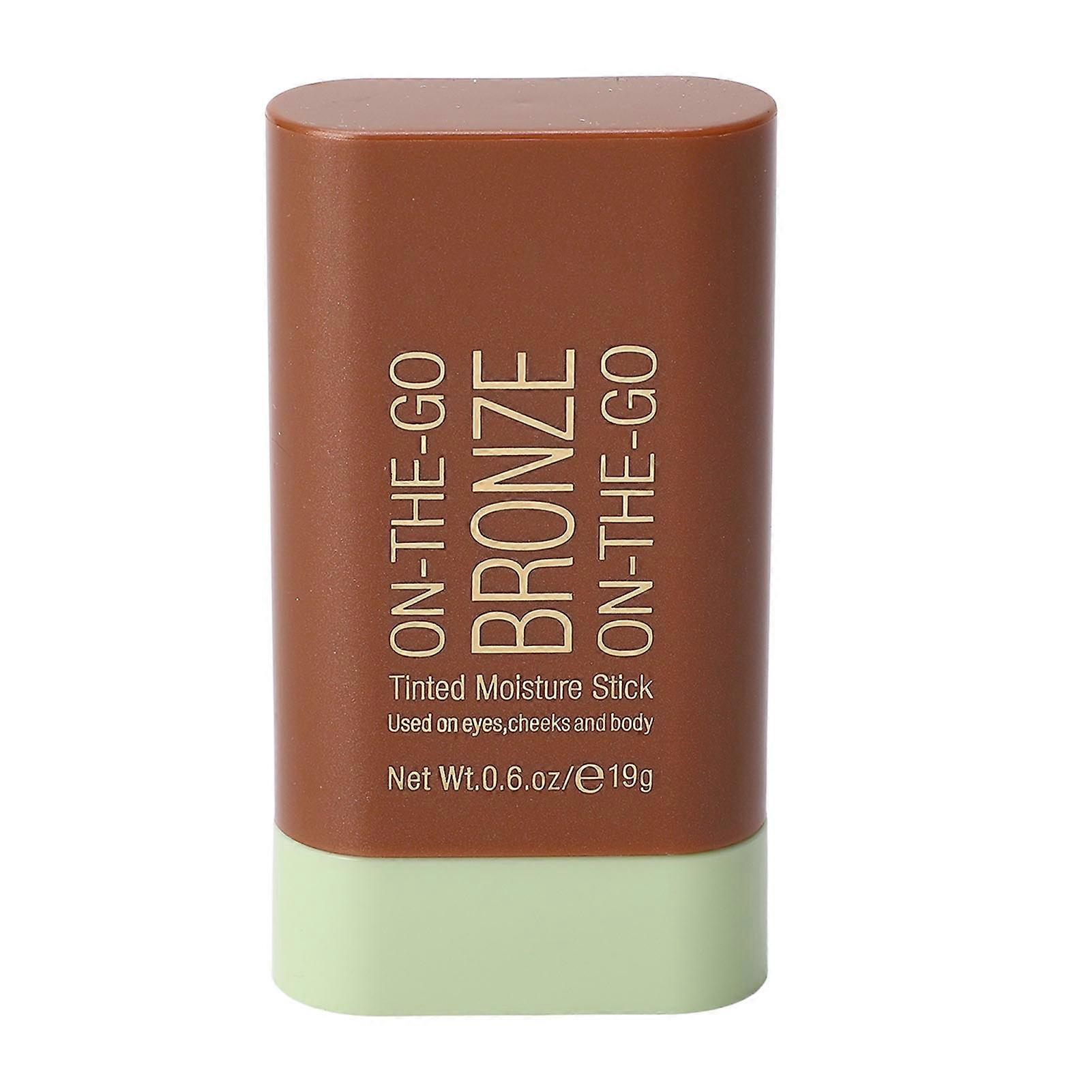 19g Highlighter Makeup Stick Matte Long Lasting Moisturising Portable Blendable Face Contouring Makeup Stick for Daily Use 04 Beach Glow