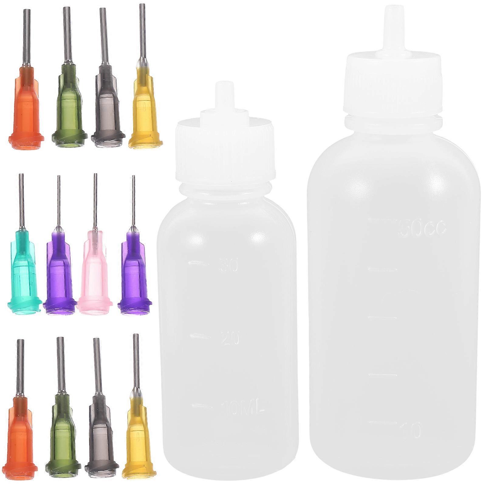 Clay Applicator Tools Set Air Dry Pottery Squeeze Glaze Bottles for Ceramics Slip and Polymer Clay Molding